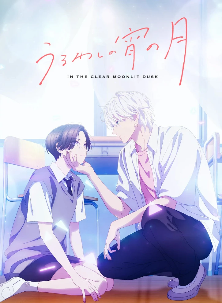 Прекрасная вечерняя луна постер